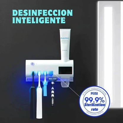 UVSmilePro® Esterilizador UV & Dispensador para cepillos