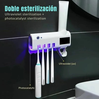 UVSmilePro® Esterilizador UV & Dispensador para cepillos